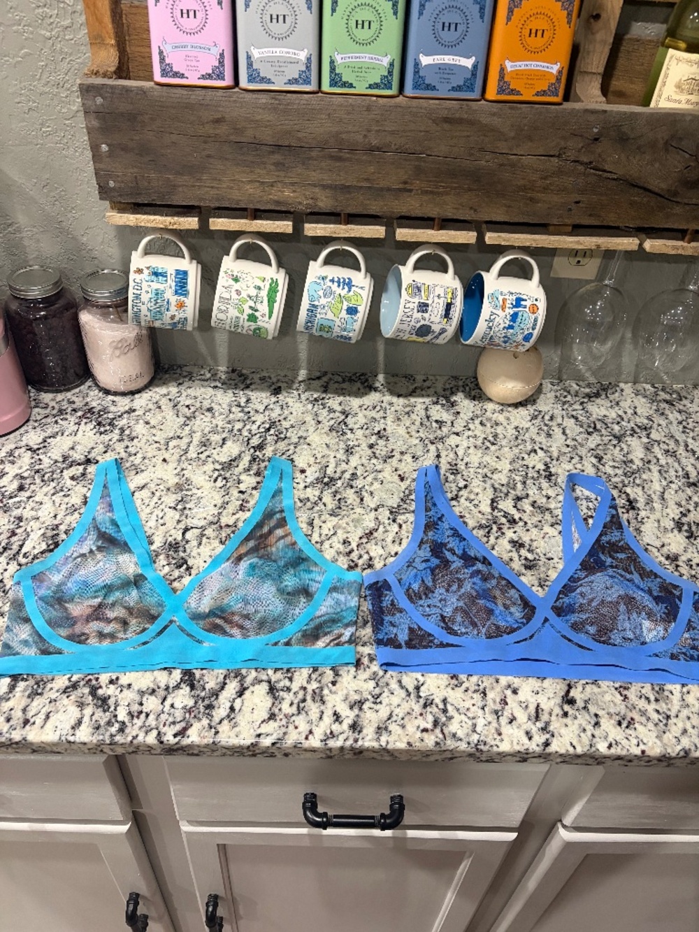 Lot of 2 Eby sheer bra size Large